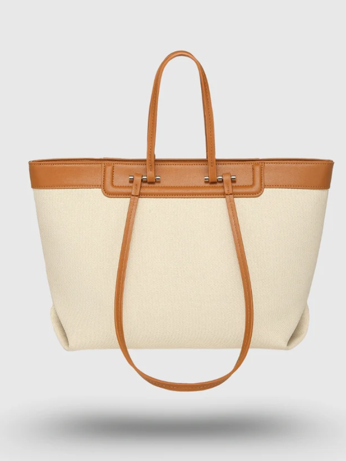 CLASSIC HAZEL OFF WHITE TOTE BAG