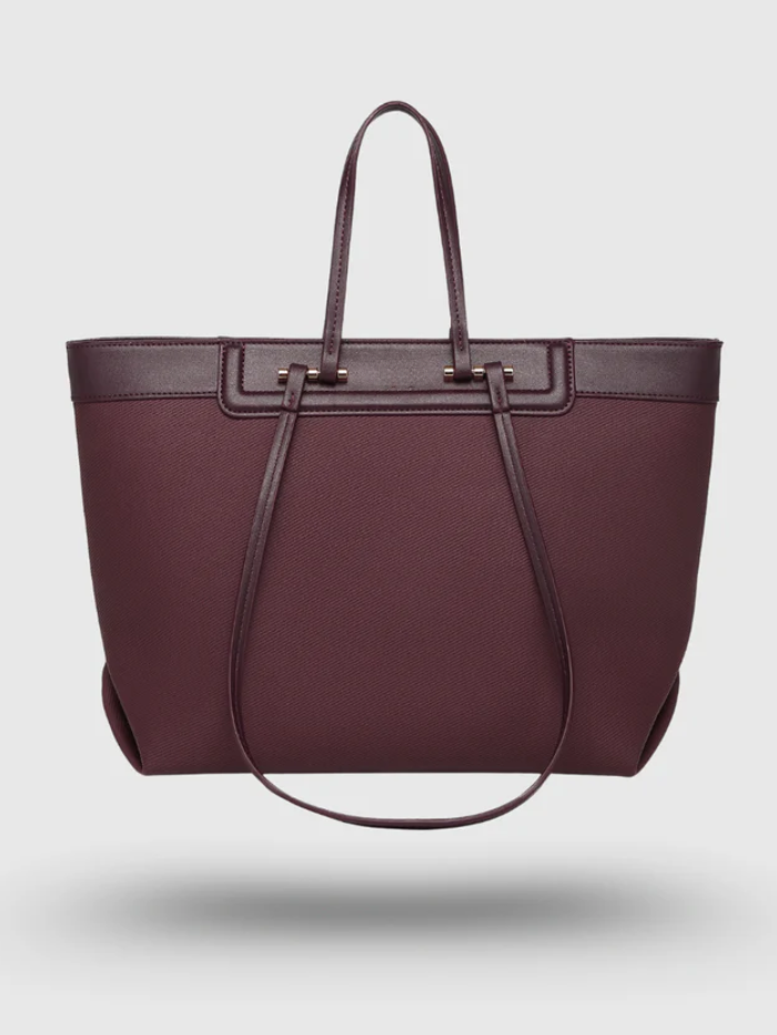 CLASSIC HAZEL MAROON TOTE BAG