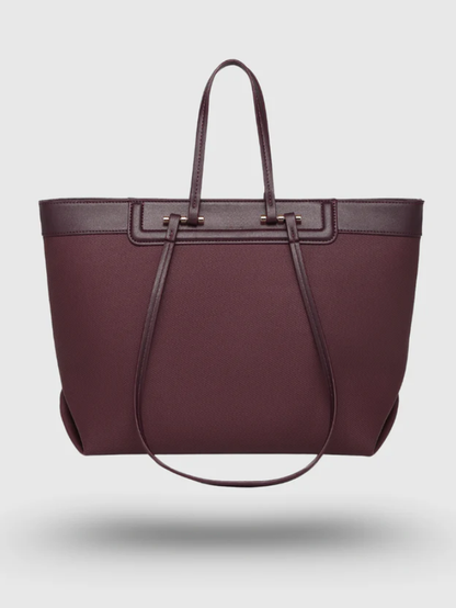 CLASSIC HAZEL MAROON TOTE BAG