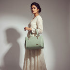 Cherry Bloossom Mint Grace Tote