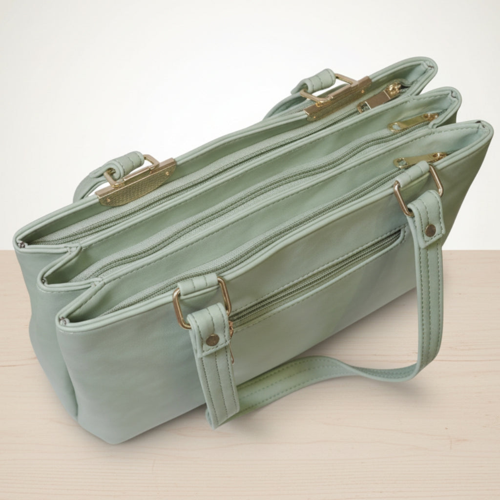 Cherry Bloossom Mint Grace Tote