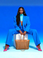 CLASSIC HAZEL OFF YELLOW TOTE BAG