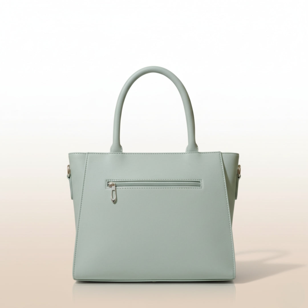 Cherry Bloossom Mint Luxe Handbag