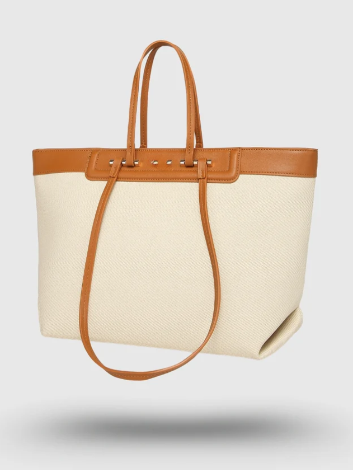 CLASSIC HAZEL OFF WHITE TOTE BAG
