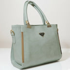 Cherry Bloossom Mint Luxe Handbag