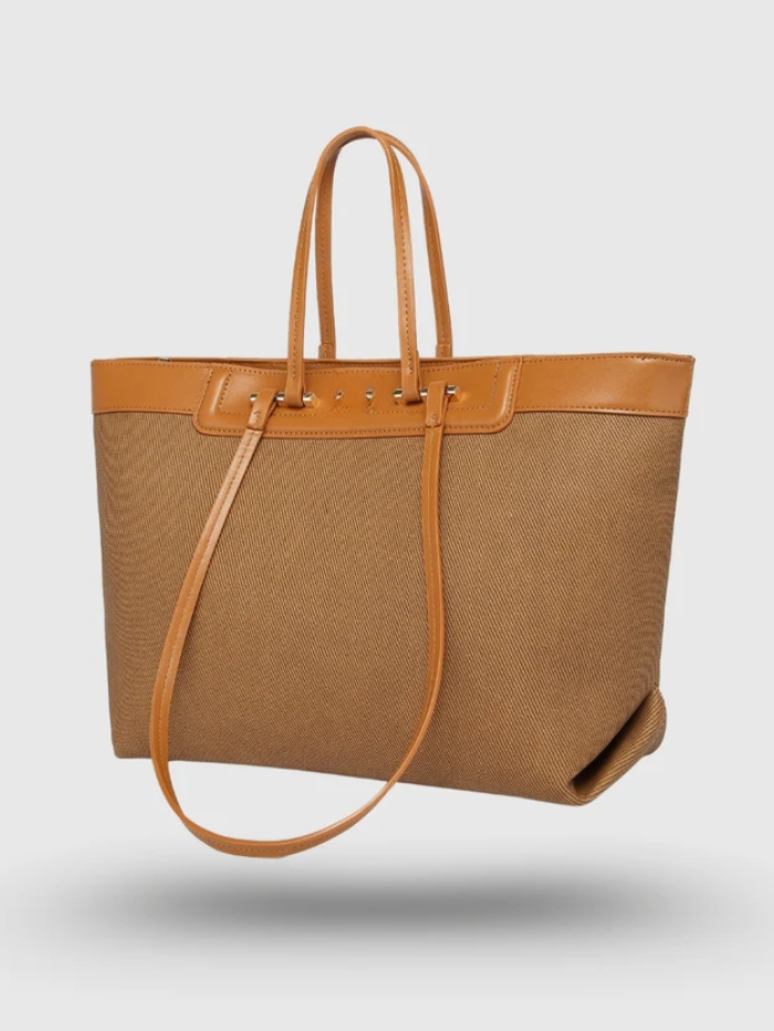 CLASSIC HAZEL OFF YELLOW TOTE BAG