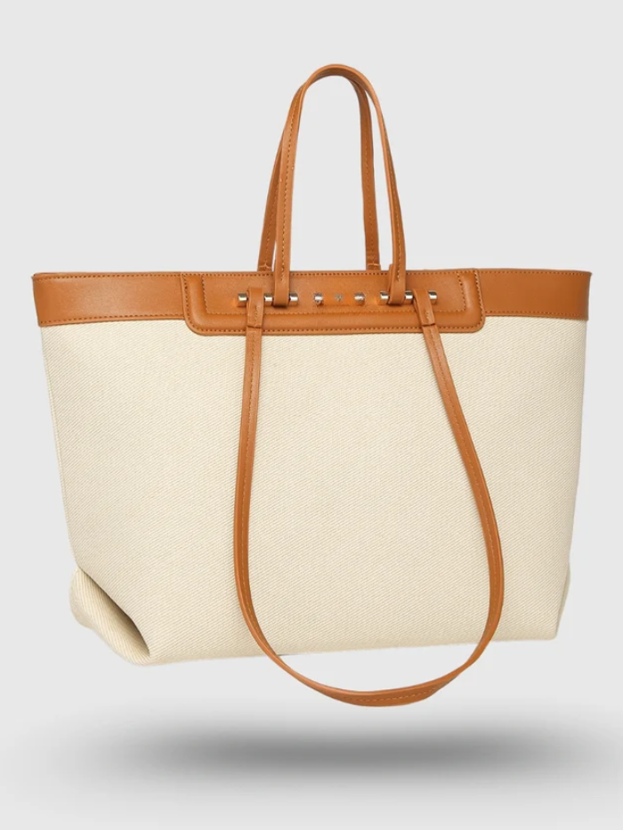 CLASSIC HAZEL OFF WHITE TOTE BAG
