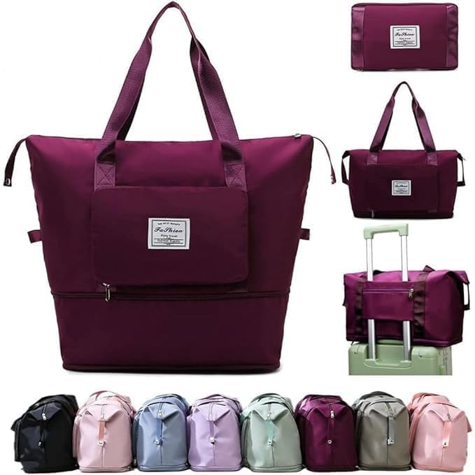 Water-Proof Foldable Travel Duffle Bag With Pocket