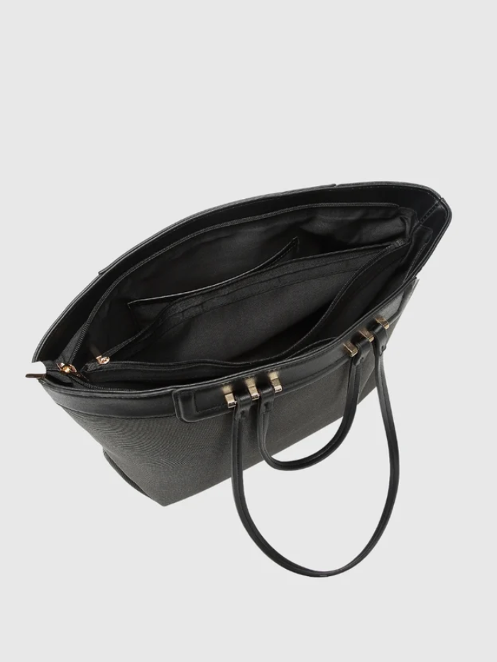 CLASSIC HAZEL BLACK TOTE BAG