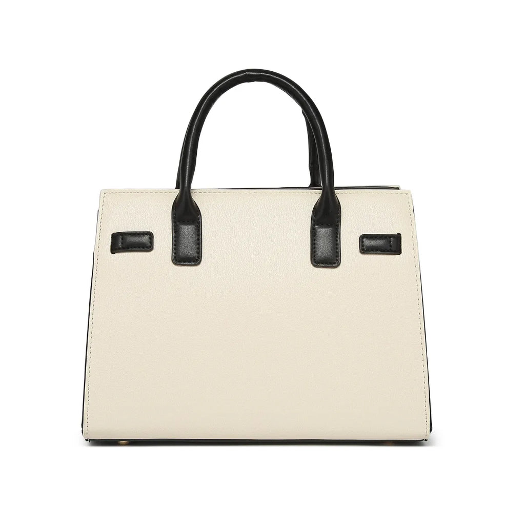 Black Textured Handbag for Women
