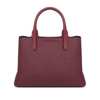 Wine Canvas Structured Handbag for Women