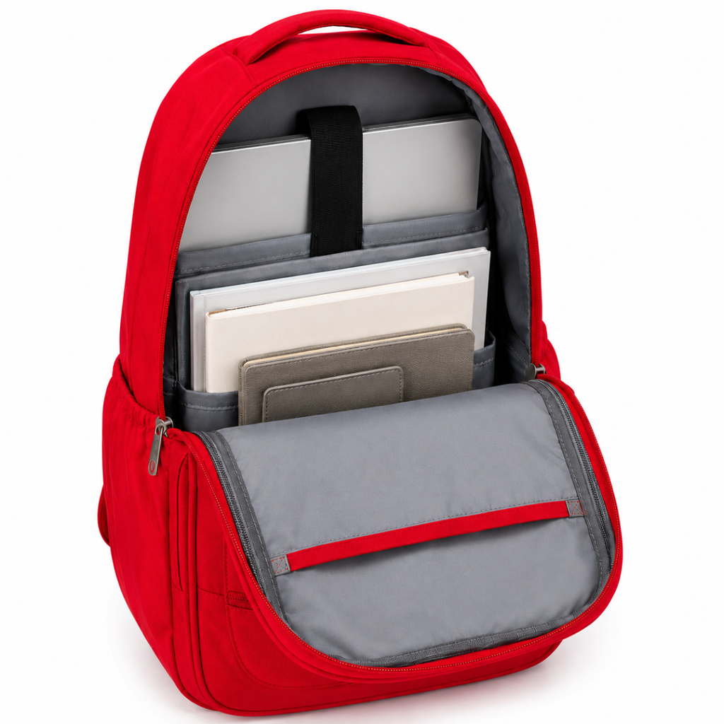 Telgo Sleek Red Backpack