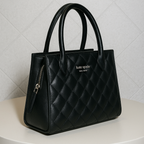Aurora Luxe Bag Quilted Tote Handbag for Women-Elegant PU Leather Handbag