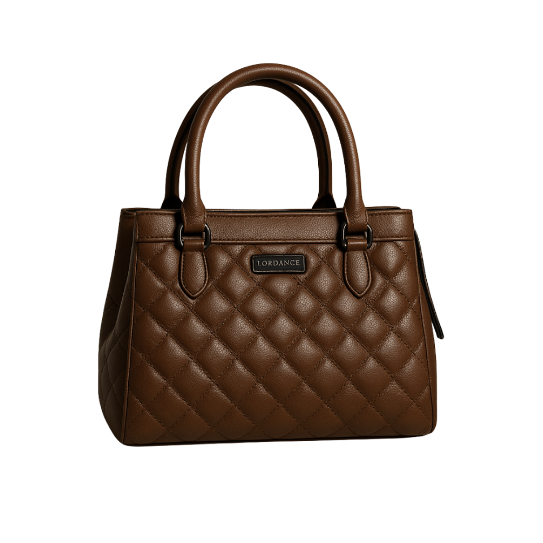 Aurora Luxe Bag Quilted Tote HandBag for Women-Elegant PU Leather Handbag