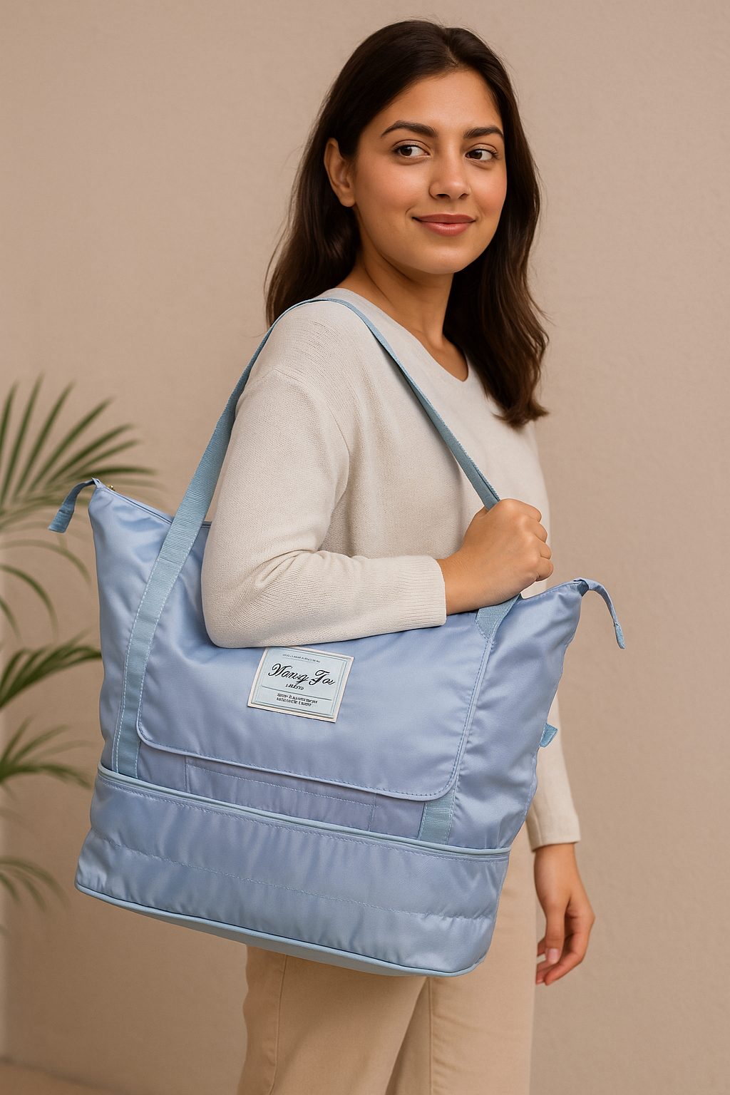 Expandable Foldable, Lightweight Travel Bag for Women