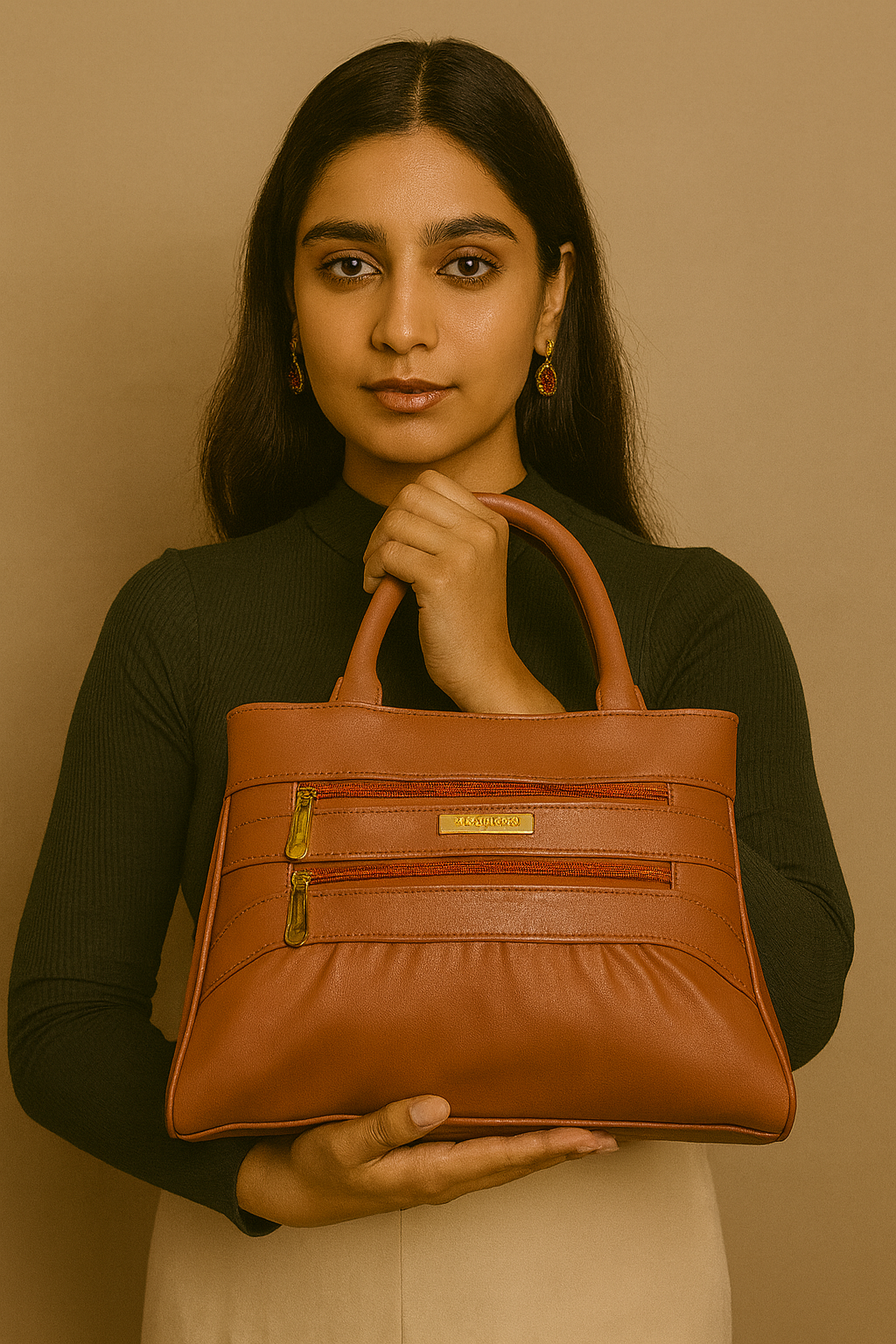 Teal Luxe Shoulder Handbag