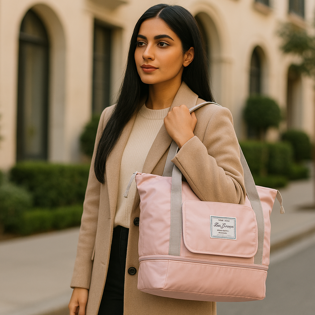 Expandable Foldable, Lightweight Travel Bag for Women