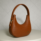 Crescent Design Shoulder Handbag–Premium Minimalist Handbag