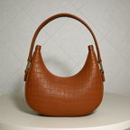 Crescent Design Shoulder Handbag–Premium Minimalist Handbag