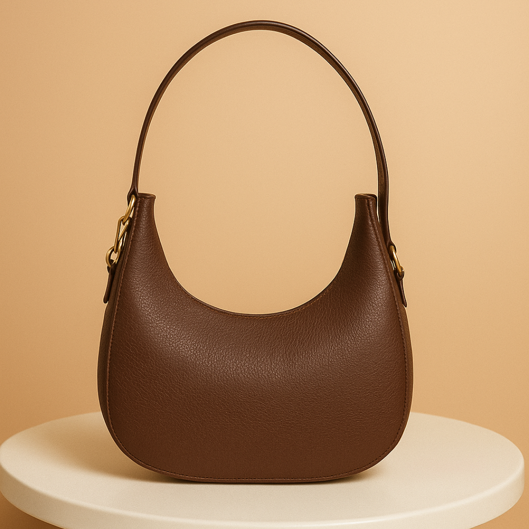Crescent Design Shoulder Handbag–Premium Minimalist Handbag