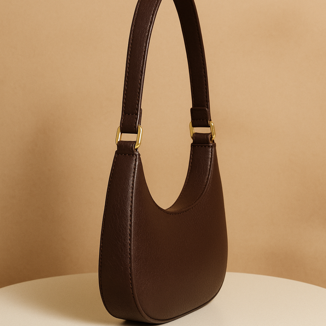 Crescent Design Shoulder Handbag–Premium Minimalist Handbag