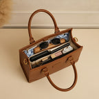 Classic Structured Tote Brown HandBag For Women