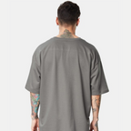 Men’s Oversized Graphic Tee – Abyss Thorn | Cream/White/Black/Grey
