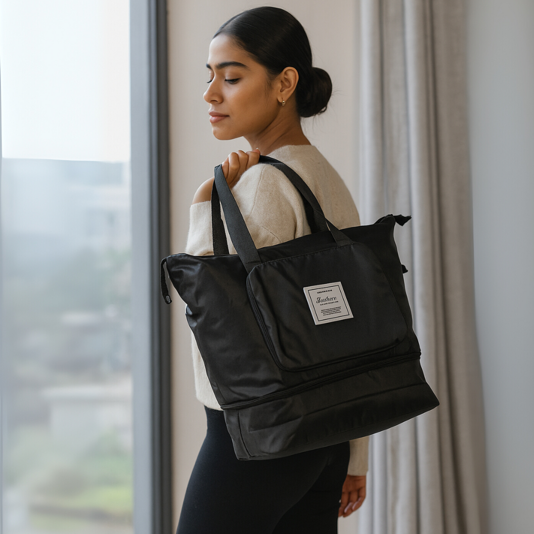 Expandable Foldable, Lightweight Travel Bag for Women