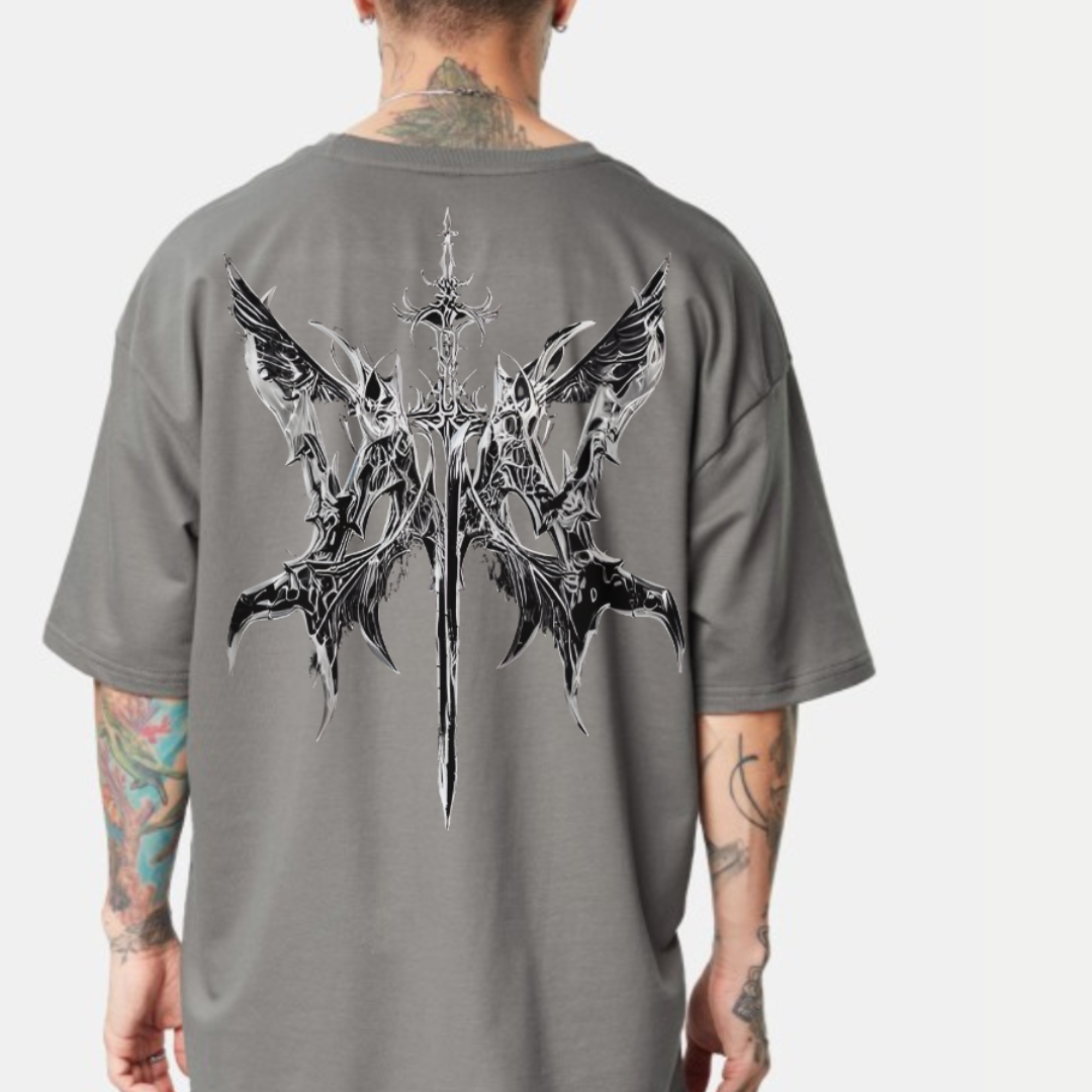 Shadow Seraph Blade Unisex Oversize T-Shirt