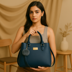 Mocha Charm Structured Tote handbag For Women