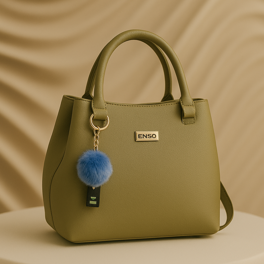 Mocha Charm Structured Tote handbag For Women