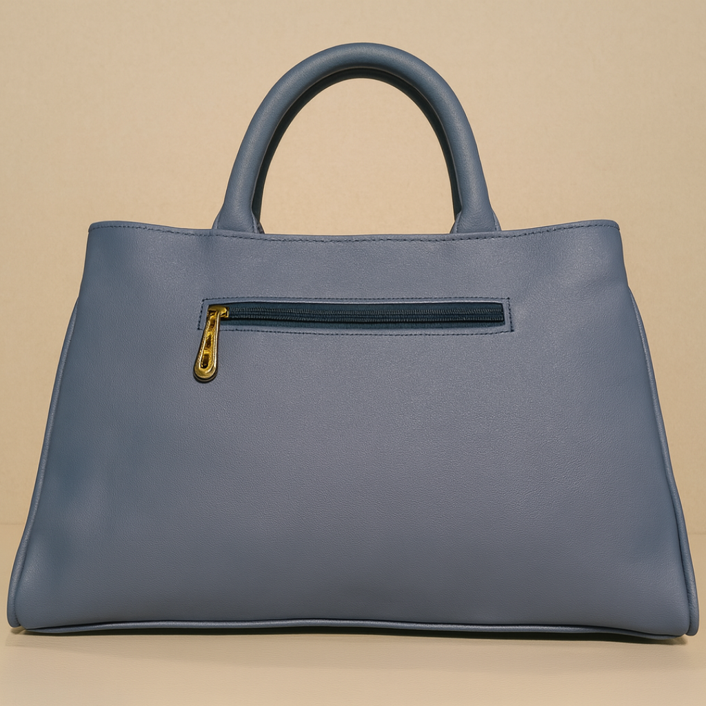 Blush Structured Tote Purple Handbag For Women