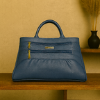 Blush Structured Tote Handbag For Women