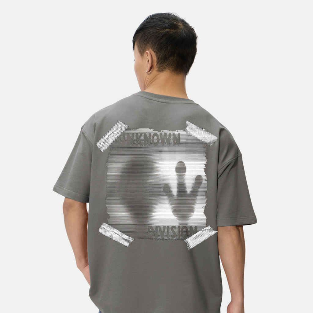 Mens-oversized-unknown-division-glitch-front-graphic-tee