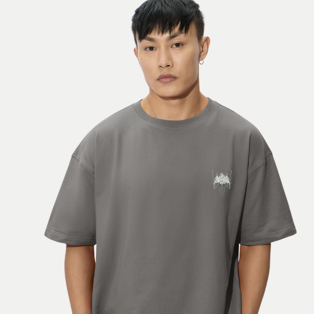 Mens-oversized-unknown-division-glitch-front-graphic-tee
